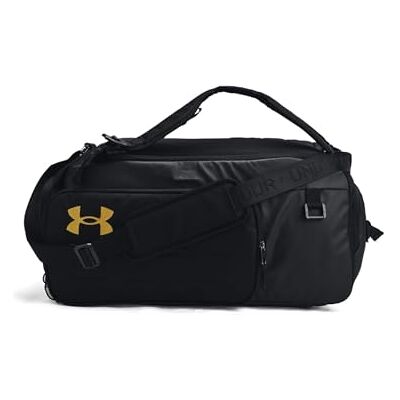 Under Armour Unisex Contain Duo Duff MD zwart/goud, één maat, zwart/goud, één maat, draagtas Under Armour Unisex Contain Duo Duff MD zwart/goud, één maat, zwart/goud, één maat, draagtas