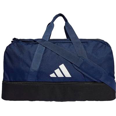 Adidas Tiro League Duffel Bag, Team Navy Blue 2 / Zwart/Wit, M Adidas Tiro League Duffel Bag, Team Navy Blue 2 / Zwart/Wit, M