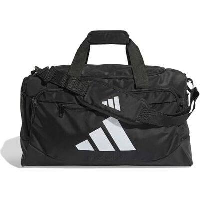 Adidas Uniseks Training Defender Duffle Bag Small Duffel Bag, Zwart/Wit, One Size Adidas Uniseks Training Defender Duffle Bag Small Duffel Bag, Zwart/Wit, One Size