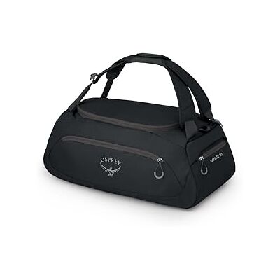 Osprey Daylite Duffel 30 Compacte en functionele reistas Black O/S, zwart, Talla única, casual Osprey Daylite Duffel 30 Compacte en functionele reistas Black O/S, zwart, Talla única, casual
