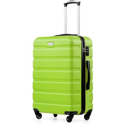 Coolife Middelgrote koffer, 67 cm L, PC+ABS, reiskoffer met wielen YKK-ritssluiting, TSA-slot, lichte harde schaal, voor vakantie, cruise en studie in het buitenland Coolife Middelgrote koffer, 67 cm L, PC+ABS, reiskoffer met wielen YKK-ritssluiting, TSA-slot, lichte harde schaal, voor vakantie, cruise en studie in het buitenland