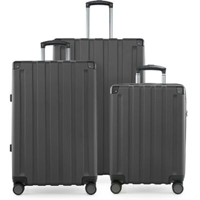 Hauptstadtkoffer Q-Damm Kofferset, 3-delig, S, M, L, cabine, 54 cm, medium, 68 cm, groot, 78 cm, TSA, harde schaal ABS, GRAPHITE, Koffer Hauptstadtkoffer Q-Damm Kofferset, 3-delig, S, M, L, cabine, 54 cm, medium, 68 cm, groot, 78 cm, TSA, harde schaal ABS, GRAPHITE, Koffer