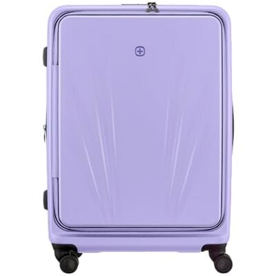 WENGER Skyon 4-Wheel Hard Shell Suitcase with TSA Lock, Lightweight Travel Trolley for Travel & Holidays, Unisex, Lavander, Large WENGER Skyon 4-Wheel Hard Shell Suitcase with TSA Lock, Lightweight Travel Trolley for Travel & Holidays, Unisex, Lavander, Large