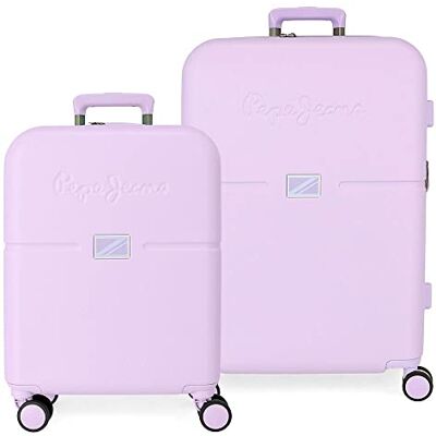 Pepe Jeans Accent Handkoffer, lila, Maletas-set, kofferset, Lila., Kofferset Pepe Jeans Accent Handkoffer, lila, Maletas-set, kofferset, Lila., Kofferset