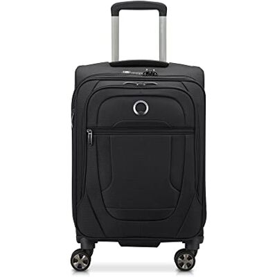 DELSEY PARIS HELIUM DLX – zachte uittrekbare cabinekoffer – 55 x 35 x 28 cm – 42 liter – S – zwart DELSEY PARIS HELIUM DLX – zachte uittrekbare cabinekoffer – 55 x 35 x 28 cm – 42 liter – S – zwart