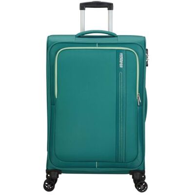 American Tourister American Tourist Sea Seeker Spinner M, koffer, 68 cm, 61 L, groen (Bayou Green) American Tourister American Tourist Sea Seeker Spinner M, koffer, 68 cm, 61 L, groen (Bayou Green)