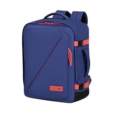 American Tourister Take2Cabin EasyJet cabinetas 36 x 20 x 45 cm, 38 l, 0,70 kg, handbagage, vliegtuigrugzak M onder de stoel, paars/roze (Dusk Purple/Sunset Coral) American Tourister Take2Cabin EasyJet cabinetas 36 x 20 x 45 cm, 38 l, 0,70 kg, handbagage, vliegtuigrugzak M onder de stoel, paars/roze (Dusk Purple/Sunset Coral)