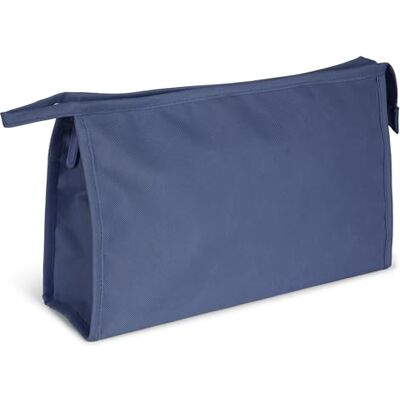 KINSTON Grote toilettas van textiel, waterdicht, cosmeticatas voor op reis, marineblauw KINSTON Grote toilettas van textiel, waterdicht, cosmeticatas voor op reis, marineblauw