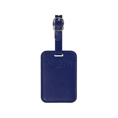 American Tourister Bagagelabels koffers en tassen, met verstelbare riem, adreskaart inbegrepen, set van 2 stuks, Blauw, Bagagehanger American Tourister Bagagelabels koffers en tassen, met verstelbare riem, adreskaart inbegrepen, set van 2 stuks, Blauw, Bagagehanger