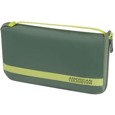 American Tourister reisaccessoires, beschermhoes voor koffer, 62 x 45 x 30 cm, Olijf/Lime1, Opvouwbare bagagehoes L American Tourister reisaccessoires, beschermhoes voor koffer, 62 x 45 x 30 cm, Olijf/Lime1, Opvouwbare bagagehoes L