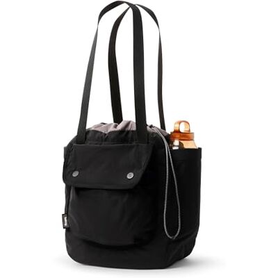 Bellroy Cinch Tote (lichte draagtas, 16 liter, buitenvakken, rekbare vakken, kofferlus en snelsluiting met trekkoord), Zwart, Zakelijk Bellroy Cinch Tote (lichte draagtas, 16 liter, buitenvakken, rekbare vakken, kofferlus en snelsluiting met trekkoord), Zwart, Zakelijk