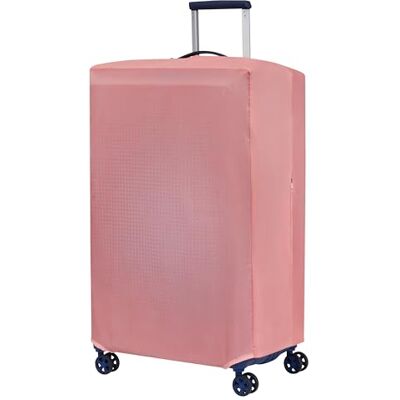 American Tourister reisaccessoires, beschermhoes voor koffer, 62 x 45 x 30 cm, roze/mauve, Opvouwbare bagagehoes L American Tourister reisaccessoires, beschermhoes voor koffer, 62 x 45 x 30 cm, roze/mauve, Opvouwbare bagagehoes L