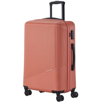 travelite Bali Harde koffer met 4 wielen, eenheidsmaat, Koraal, Harde koffer met 4 wielen travelite Bali Harde koffer met 4 wielen, eenheidsmaat, Koraal, Harde koffer met 4 wielen