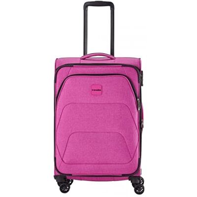 travelite Adria Trolley met 4 wielen, maat M, 67 cm, snoeproze, Snoep Roze travelite Adria Trolley met 4 wielen, maat M, 67 cm, snoeproze, Snoep Roze