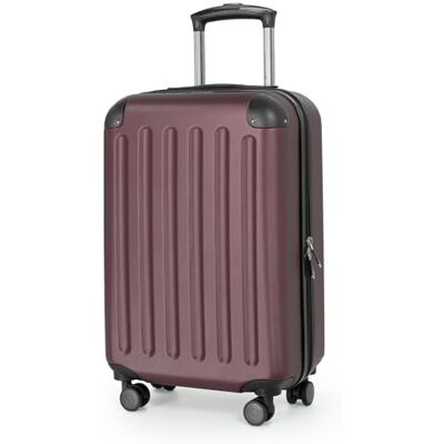 Hauptstadtkoffer Spree Lichte handbagage, 55 x 35 x 20 cm, handbagage voor elke luchtvaartmaatschappij, hardcase, trolley, reiskoffer, 4 dubbele wielen, 2,3 kg, 33 liter, wijnrood, Bordeaux Hauptstadtkoffer Spree Lichte handbagage, 55 x 35 x 20 cm, handbagage voor elke luchtvaartmaatschappij, hardcase, trolley, reiskoffer, 4 dubbele wielen, 2,3 kg, 33 liter, wijnrood, Bordeaux