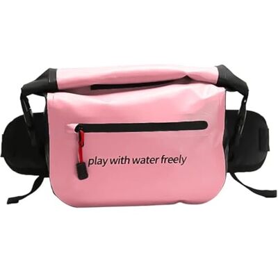WJLYDM Sac banane étanche à bandoulière Sac à eau portable pour dérive Sac sec pour l'extérieur, natation, rafting, kayak, rivière trekking, rose, One Size WJLYDM Sac banane étanche à bandoulière Sac à eau portable pour dérive Sac sec pour l'extérieur, natation, rafting, kayak, rivière trekking, rose, One Size