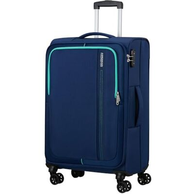 American Tourister Sea Seeker Spinner M, hoes, 68 cm, 61 L, blauw (Combat Navy) American Tourister Sea Seeker Spinner M, hoes, 68 cm, 61 L, blauw (Combat Navy)