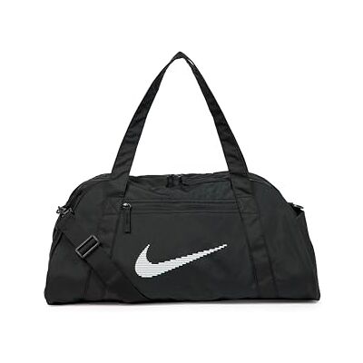 Nike Women's Club Bag Nk Gym Club Bag Sp23, Black/Black/White, DR6974-010, MISC Nike Women's Club Bag Nk Gym Club Bag Sp23, Black/Black/White, DR6974-010, MISC