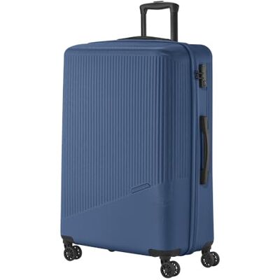 travelite Bali Harde koffer met 4 wielen, eenheidsmaat, blauw, trolley, maat L (77 cm), harde koffer met 4 wielen travelite Bali Harde koffer met 4 wielen, eenheidsmaat, blauw, trolley, maat L (77 cm), harde koffer met 4 wielen