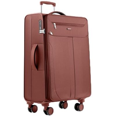 Travely Kofferset van stof, Rood, XL: 79 x 48 x 32-35 cm Travely Kofferset van stof, Rood, XL: 79 x 48 x 32-35 cm
