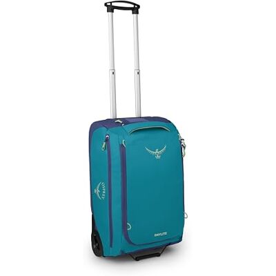 Osprey Daylite Carry On Wheeled Duffle 40 Rolkoffer, uniseks, Blue Spikemoss/Alkaline O/S, Blue Spikemoss/Alkaline, Talla única, casual Osprey Daylite Carry On Wheeled Duffle 40 Rolkoffer, uniseks, Blue Spikemoss/Alkaline O/S, Blue Spikemoss/Alkaline, Talla única, casual