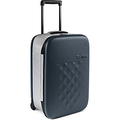 Rollink Vega II de fijnste koffer ter wereld * patent pending* handbagage, harde koffer, trolley, rolkoffer, reiskoffer, boordbagage, Atlantisch Blauw Rollink Vega II de fijnste koffer ter wereld * patent pending* handbagage, harde koffer, trolley, rolkoffer, reiskoffer, boordbagage, Atlantisch Blauw
