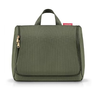 reisenthel toiletbag XL XL praktische toilettas met haak, waterafstotend materiaal, bosgoud, 28 cm, modern reisenthel toiletbag XL XL praktische toilettas met haak, waterafstotend materiaal, bosgoud, 28 cm, modern