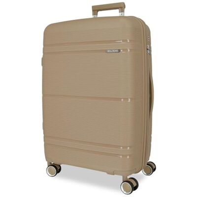 ROLL ROAD Universe Middelgrote koffer, beige, 45 x 65 x 26 cm, stijf, 3,2 kg, TSA-sluiting, polypropyleen, 3,2 kg, 65 leesbaar, beige, Talla única, middelgrote koffer ROLL ROAD Universe Middelgrote koffer, beige, 45 x 65 x 26 cm, stijf, 3,2 kg, TSA-sluiting, polypropyleen, 3,2 kg, 65 leesbaar, beige, Talla única, middelgrote koffer