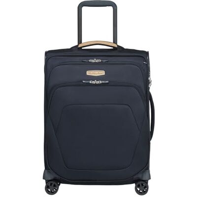 Samsonite Spark Sng 2 Spinner handbagagekoffer, 55 cm Blauw, zachte koffer, 55H x 40B x 20D cm, 43L, 2,5kg, met verzonken dubbele wielen en interne kruisbanden Samsonite Spark Sng 2 Spinner handbagagekoffer, 55 cm Blauw, zachte koffer, 55H x 40B x 20D cm, 43L, 2,5kg, met verzonken dubbele wielen en interne kruisbanden