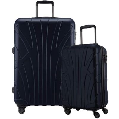 Suitline Set van 2 trolleys – kofferset in verschillende kleuren en maten, Donkerblauw Suitline Set van 2 trolleys – kofferset in verschillende kleuren en maten, Donkerblauw