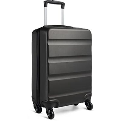 Kono 55x38x20cm Koffer Cabine Duurzame en Lichtgewicht ABS Bagage 33L met 4 Wielen (Grijs) Kono 55x38x20cm Koffer Cabine Duurzame en Lichtgewicht ABS Bagage 33L met 4 Wielen (Grijs)