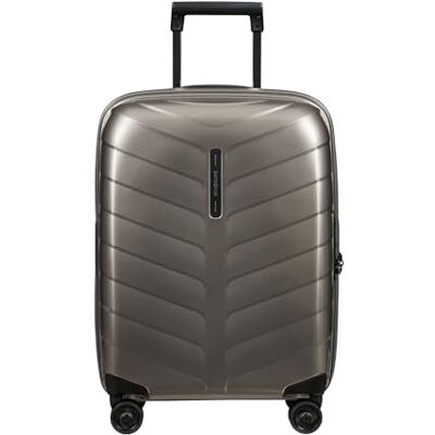Samsonite Attrix Spinner S, uittrekbare handbagage, 55 cm, 38/44 l, bruin (Dene) Bruin, uitbreidbare harde koffer, 38/44 L, 2.2 kg, met TSA-slot en van Roxkin-materiaal Samsonite Attrix Spinner S, uittrekbare handbagage, 55 cm, 38/44 l, bruin (Dene) Bruin, uitbreidbare harde koffer, 38/44 L, 2.2 kg, met TSA-slot en van Roxkin-materiaal