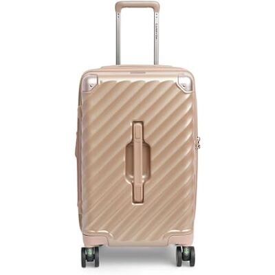 CarryOn Trunk Luxe reiskoffer, Beige, Klassiek CarryOn Trunk Luxe reiskoffer, Beige, Klassiek