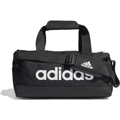 adidas , Essentials Logo Extra Small, voetbaltas, zwart-wit, Ns, unisex volwassenen adidas , Essentials Logo Extra Small, voetbaltas, zwart-wit, Ns, unisex volwassenen