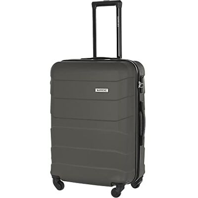 BARRENS Trolleykoffer, handbagage, reiskoffer, rolkoffer, harde koffer, cabinekoffer, reiskoffer met wielen, bagage, handkoffer, 55 x 40 x 20 cm (bordeaux), GRAPHITE, Koffer BARRENS Trolleykoffer, handbagage, reiskoffer, rolkoffer, harde koffer, cabinekoffer, reiskoffer met wielen, bagage, handkoffer, 55 x 40 x 20 cm (bordeaux), GRAPHITE, Koffer