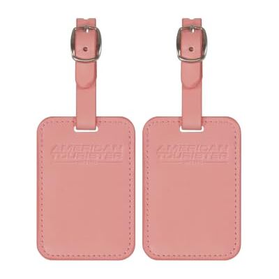 American Tourister Étiquettes à bagages Pour valises et sacs, avec sangle ajustable, carte d'adresse incluse, Lot de 2, Menthe gelée (Jelly Mint) American Tourister Étiquettes à bagages Pour valises et sacs, avec sangle ajustable, carte d'adresse incluse, Lot de 2, Menthe gelée (Jelly Mint)