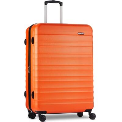 Basics Koffers met wieltjes, Oranje Basics Koffers met wieltjes, Oranje