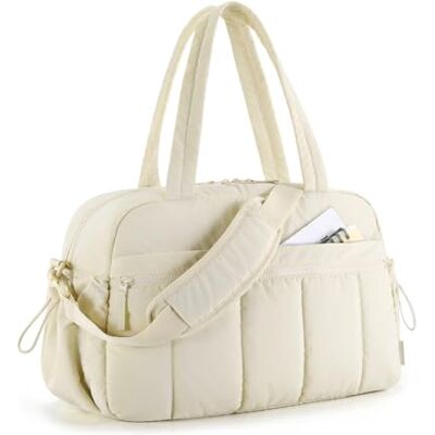 HNULGVI Sac de voyage, sac de sport pour femme avec compartiment humide, bagage à main, weekend, bagage à main, beige, Einheitsgröße HNULGVI Sac de voyage, sac de sport pour femme avec compartiment humide, bagage à main, weekend, bagage à main, beige, Einheitsgröße