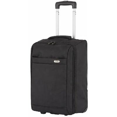 TravelZ Opvouwbare handbagage, zachte cabine, 36 liter, koffer met 2 wielen, 51 cm, zwart TravelZ Opvouwbare handbagage, zachte cabine, 36 liter, koffer met 2 wielen, 51 cm, zwart