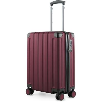 Hauptstadtkoffer Q-Damm 3-delige kofferset S M L cabine 54 cm medium 68 cm groot 78 cm TSA harde schaal ABS, Bourgondië, Koffer Hauptstadtkoffer Q-Damm 3-delige kofferset S M L cabine 54 cm medium 68 cm groot 78 cm TSA harde schaal ABS, Bourgondië, Koffer