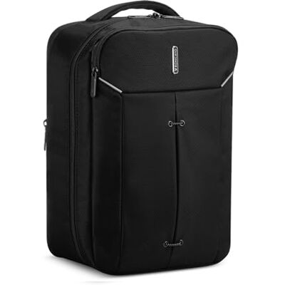 Roncato IRONIK 2.0 Ryanair cabinerugzak met 14 inch pc-vak, uittrekbaar, 40 x 25 x 15/20 cm, zwart Roncato IRONIK 2.0 Ryanair cabinerugzak met 14 inch pc-vak, uittrekbaar, 40 x 25 x 15/20 cm, zwart