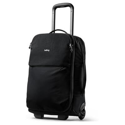 Bellroy Lite Carry-On Agile zachte cabinekoffer, lichte bagage, 38 l, interne organisatie, comprimeerbare structuur) zwart Bellroy Lite Carry-On Agile zachte cabinekoffer, lichte bagage, 38 l, interne organisatie, comprimeerbare structuur) zwart