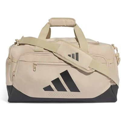 Adidas Unisex Training Defender Duffle Bag Small Duffel_Bag, Khaki Three/Black, One Size Adidas Unisex Training Defender Duffle Bag Small Duffel_Bag, Khaki Three/Black, One Size