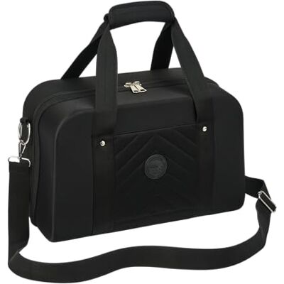 Cabin Max Paxos Handtas, 20 l, 40 × 20 × 25 cm, ShapeSafe draagtas van EVA, licht 680 g, Ryanair Free Carry On, klapopening, zwart., Handmatige uitrusting Cabin Max Paxos Handtas, 20 l, 40 × 20 × 25 cm, ShapeSafe draagtas van EVA, licht 680 g, Ryanair Free Carry On, klapopening, zwart., Handmatige uitrusting