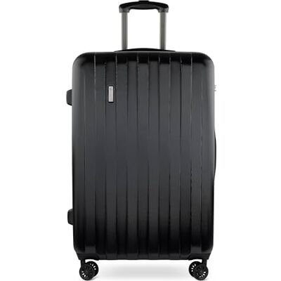 bugatti Lima harde koffer 77,5 x 52 x 31,5 cm 91,7 l 4 wielen met TSA-slot zwart bugatti Lima harde koffer 77,5 x 52 x 31,5 cm 91,7 l 4 wielen met TSA-slot zwart