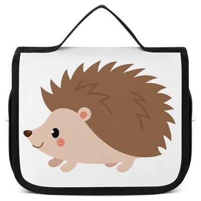 UBN5ICYY Trousse de toilette à suspendre, notes de musique, trousse de maquillage pour voyage, affaires, vacances, Hérisson, 22.5x18.5cm UBN5ICYY Trousse de toilette à suspendre, notes de musique, trousse de maquillage pour voyage, affaires, vacances, Hérisson, 22.5x18.5cm