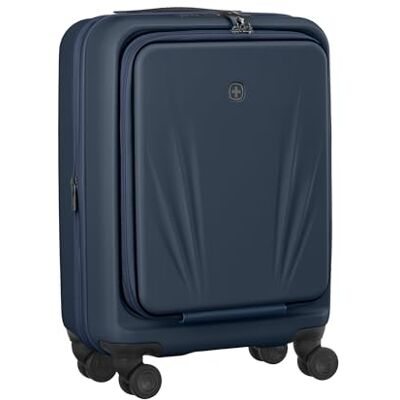 WENGER Ibex HS, harde koffer, kofferbak, dubbele wielen met 4 wielen, 84 (101), TSA-slot, dames en heren, vakantie op reis, Blauw, Handbagage, Hardside bagaż z możliwością rozszerzenia na kółkach WENGER Ibex HS, harde koffer, kofferbak, dubbele wielen met 4 wielen, 84 (101), TSA-slot, dames en heren, vakantie op reis, Blauw, Handbagage, Hardside bagaż z możliwością rozszerzenia na kółkach