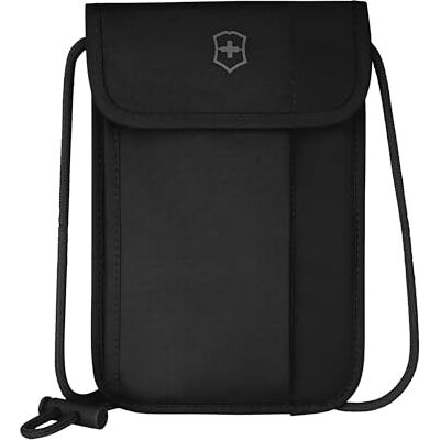 Victorinox Security Neck Pouch Black One Size UNISEXE, zwart, één maat, casual Victorinox Security Neck Pouch Black One Size UNISEXE, zwart, één maat, casual