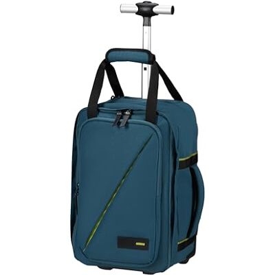 American Tourister Take2Cabin Ryanair cabinetas 40 x 25 x 20 cm, 20 l, 1,40 kg, rugzak met wielen, handbagage, vliegtuigrugzak S onder de stoel, blauw (Harbor Blue) American Tourister Take2Cabin Ryanair cabinetas 40 x 25 x 20 cm, 20 l, 1,40 kg, rugzak met wielen, handbagage, vliegtuigrugzak S onder de stoel, blauw (Harbor Blue)