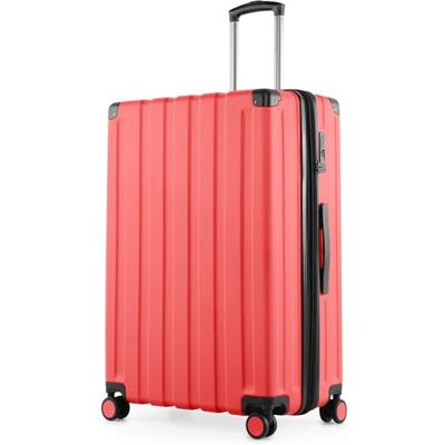 Hauptstadtkoffer Q-Damm 3-delige kofferset S M L cabine 54 cm medium 68 cm groot 78 cm TSA harde schaal ABS, Koraal, Koffer Hauptstadtkoffer Q-Damm 3-delige kofferset S M L cabine 54 cm medium 68 cm groot 78 cm TSA harde schaal ABS, Koraal, Koffer